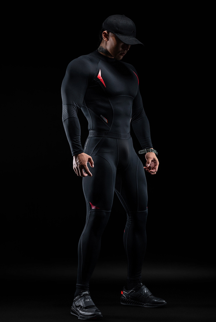 サーモクロミック タイトロングトレーニングウェア