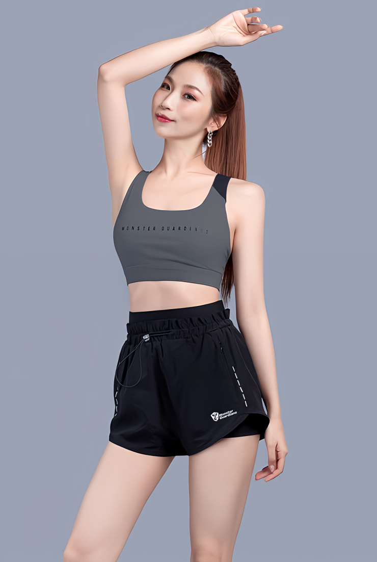Air Smooth Double Layer Fitness Shorts