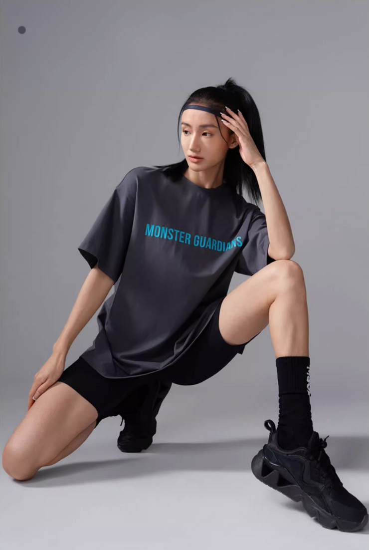 ヨガ カバーアップ ルーズ トレーニング Tシャツ