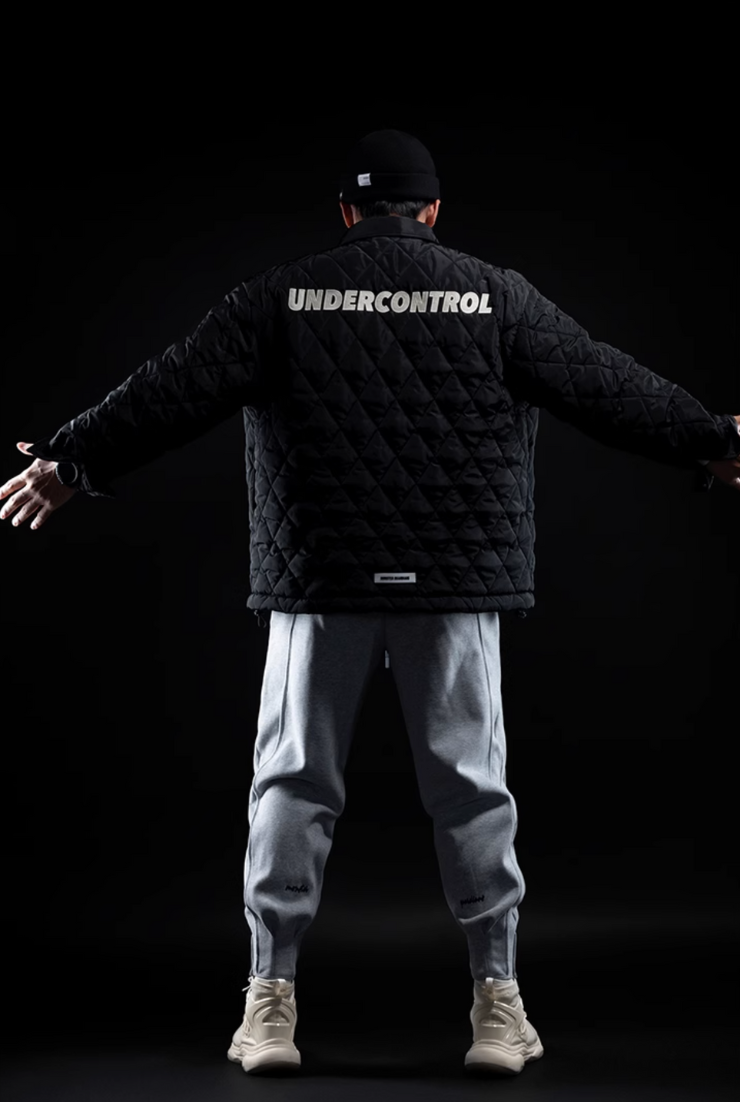 Light quilted cotton jacket