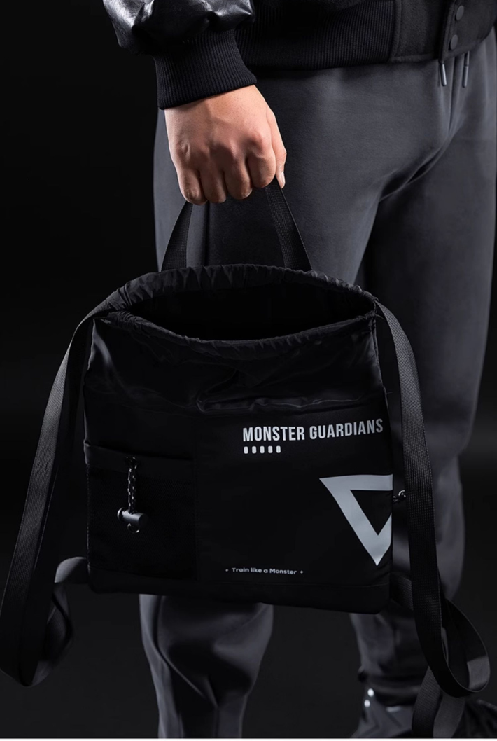 Sports water repellent large capacity drawstring bag