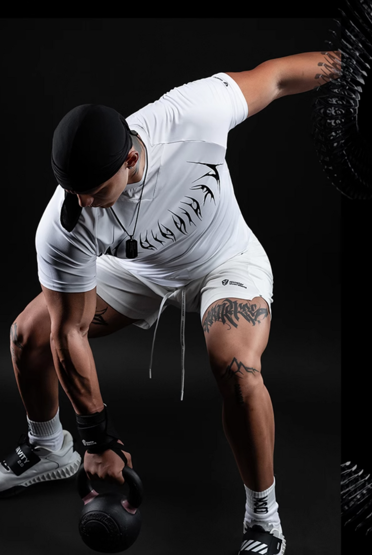 蛇影速乾コンプレッションTシャツ