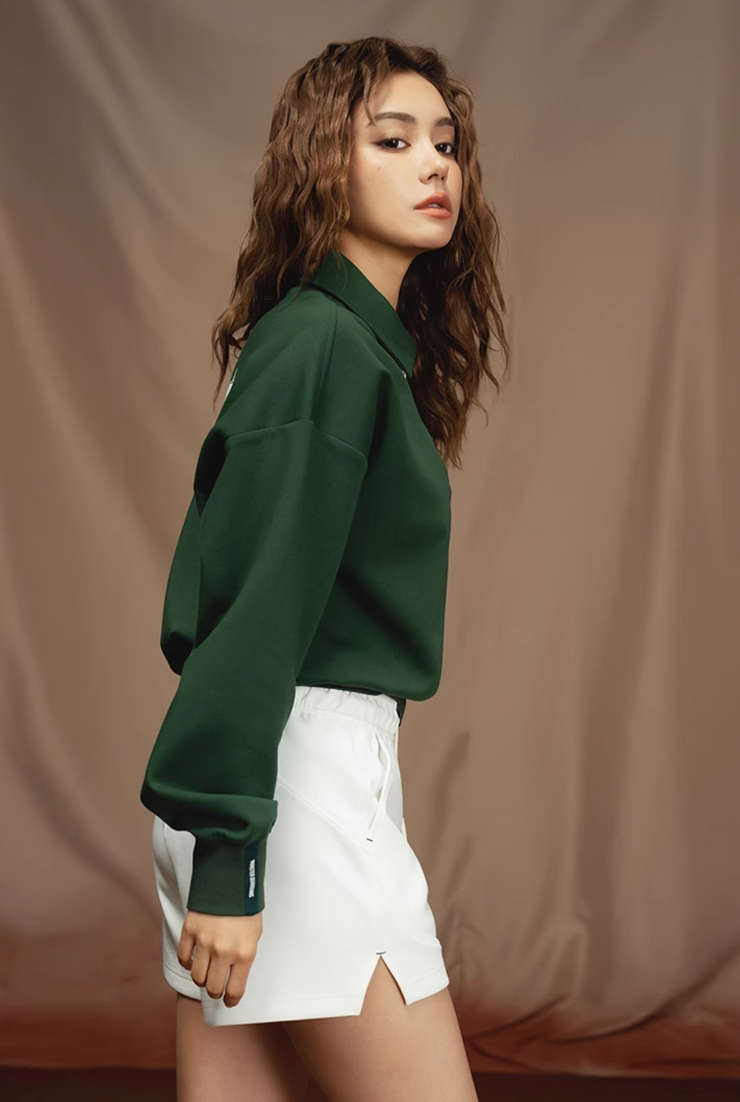 ヴィンテージジップポロスウェット &ショーツセット