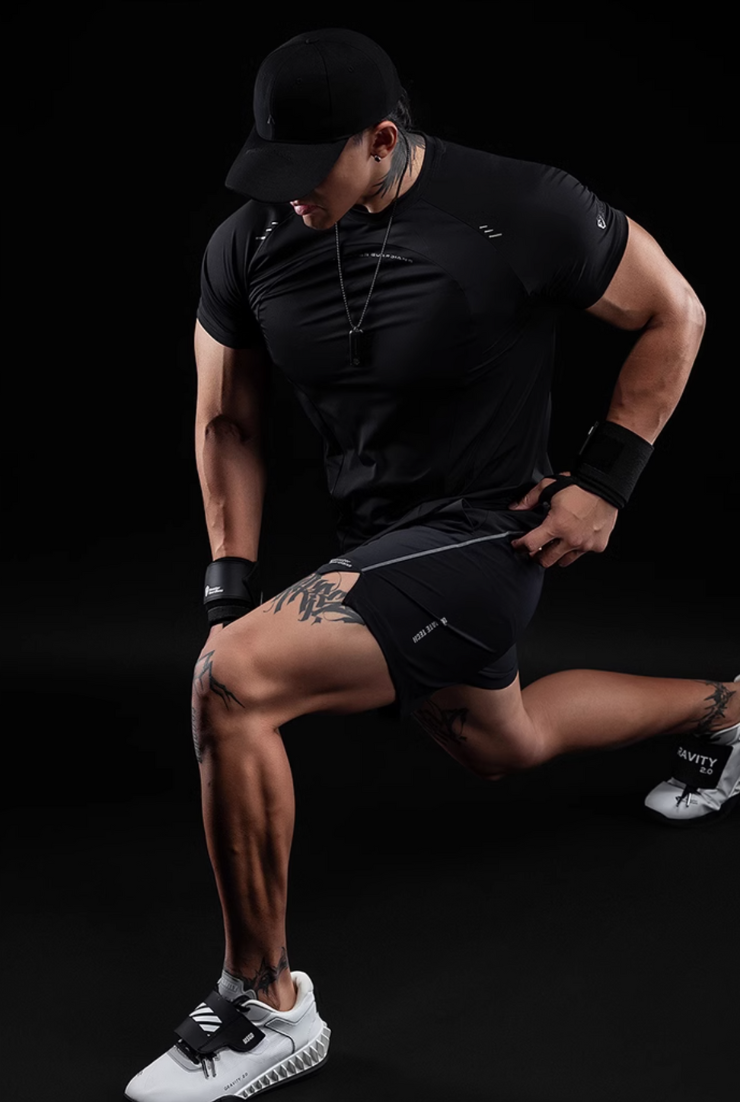 ダブルウエスト クールフィット トレーニングショーツ