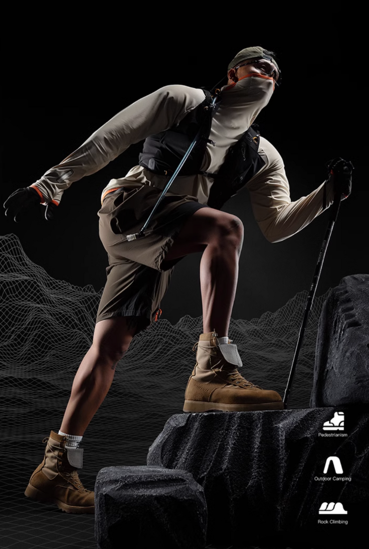 クールシールド UPF140+ ストレッチフーディー