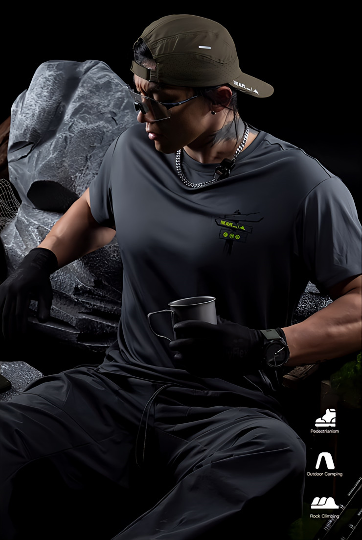 プロテクト アウトドアスポーツTシャツ