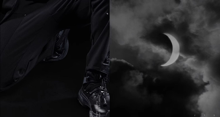 dark night casual straight sweatpants