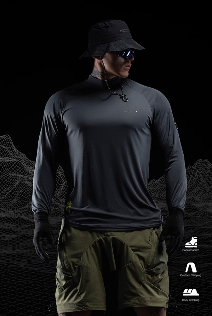 Dry touch super light high neck