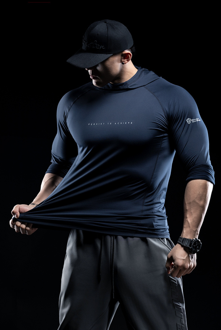 Airflow Hooded Long Sleeve T-Shirt
