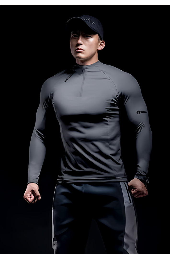 Slim Fitness Sports Tight Training Long T-shirt