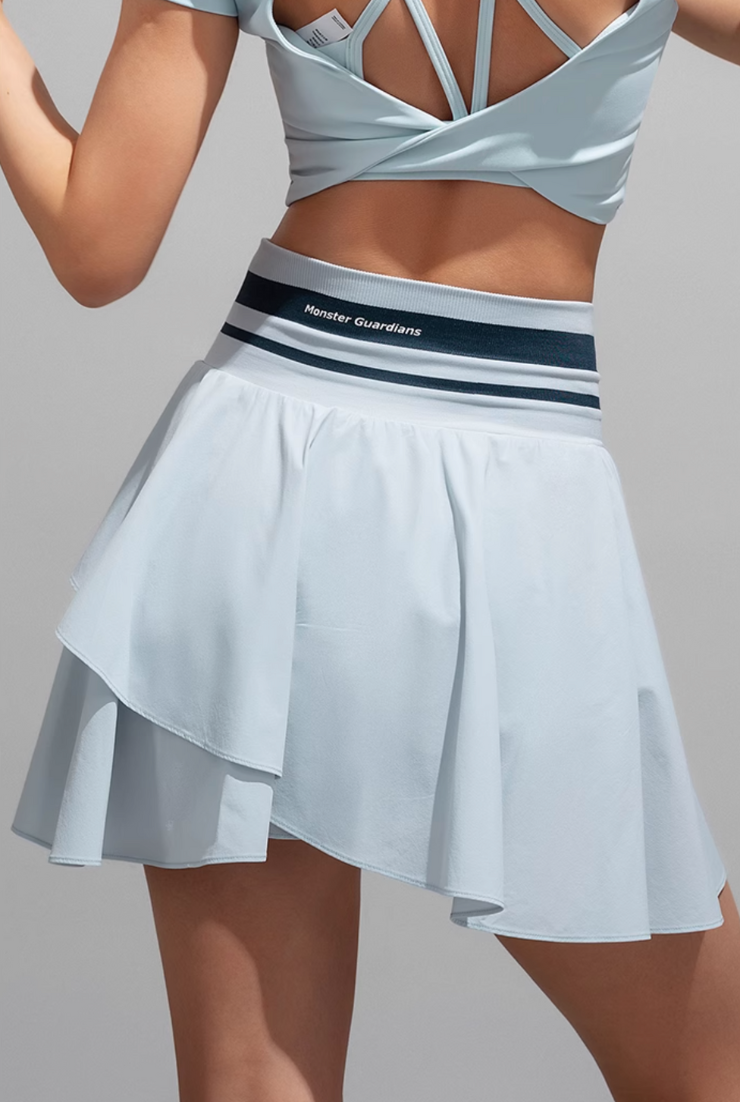 アイスシェード アシンメトリー テニスワンピース(UPF150+)