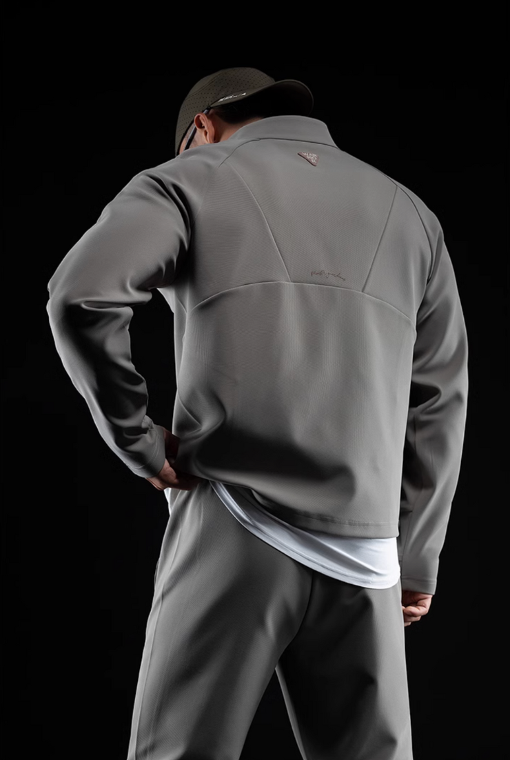 DRY-FIT ジップドライ ロングスリーブ&フレアスポーツパンツセットアップ