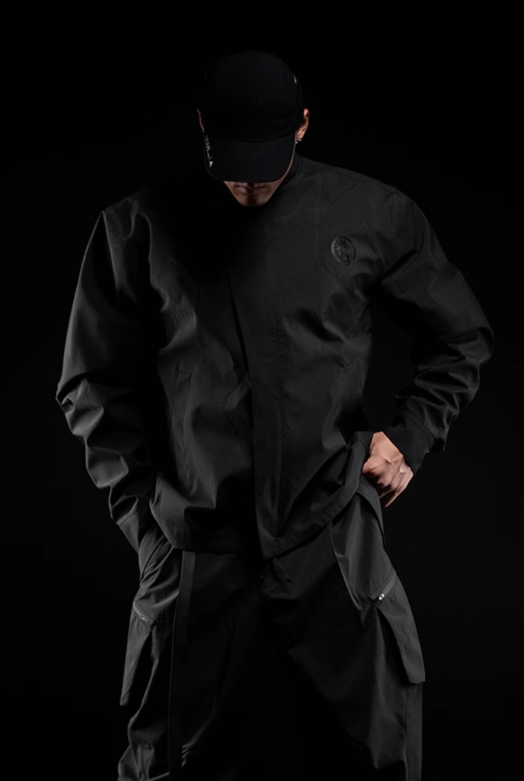 Cross front waterproof sports jacket
