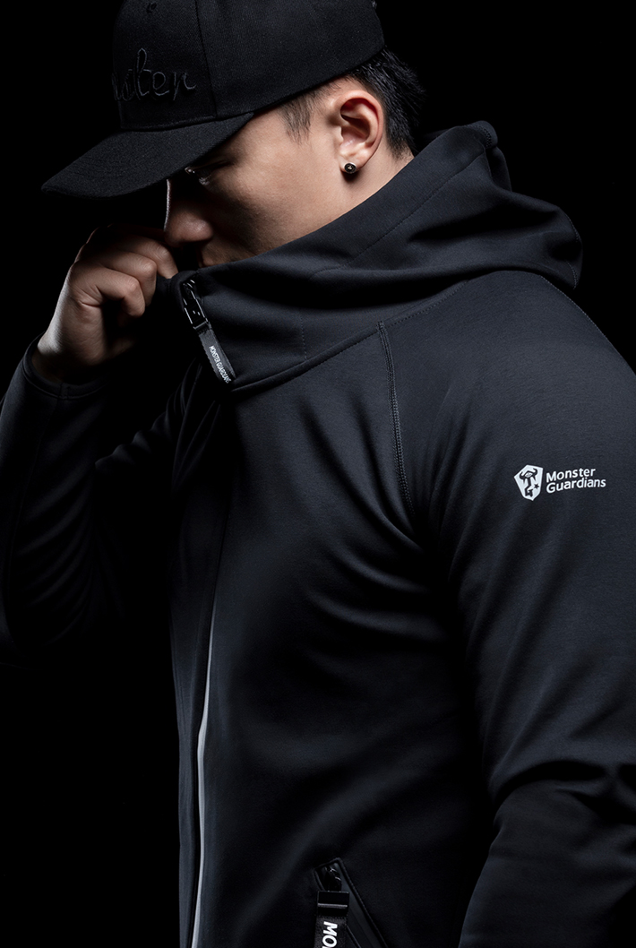 hood running hoodie