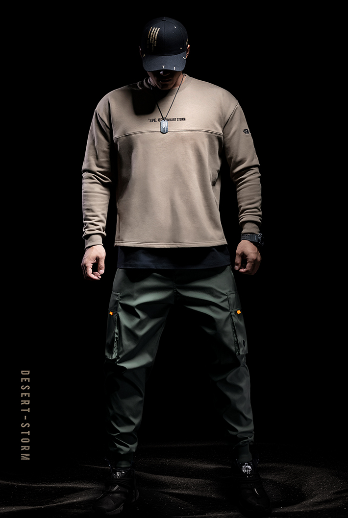 round neck sports sweater