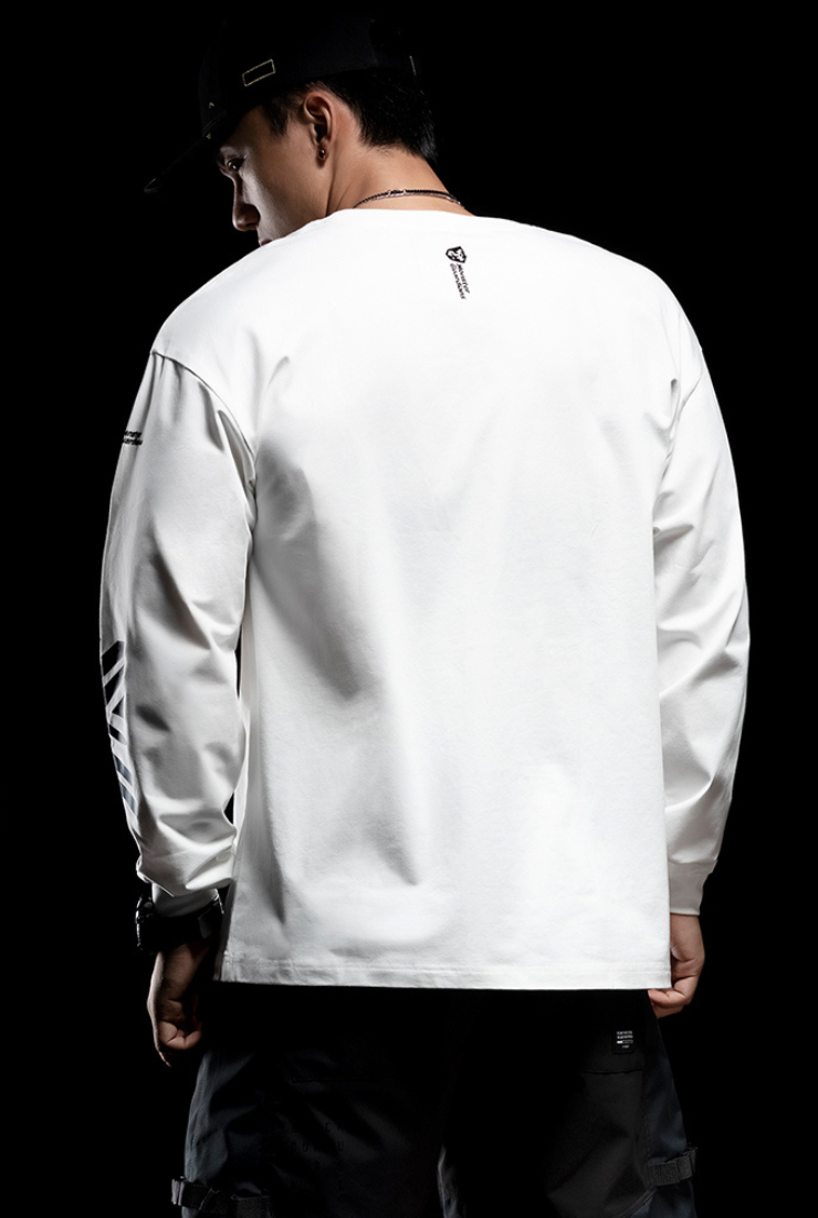 Side logo long sleeve T-shirt