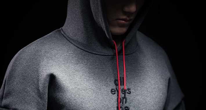 logo embroidery hoodie