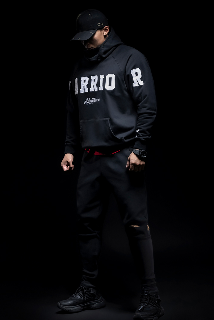 half mask sweatshirt hoodie