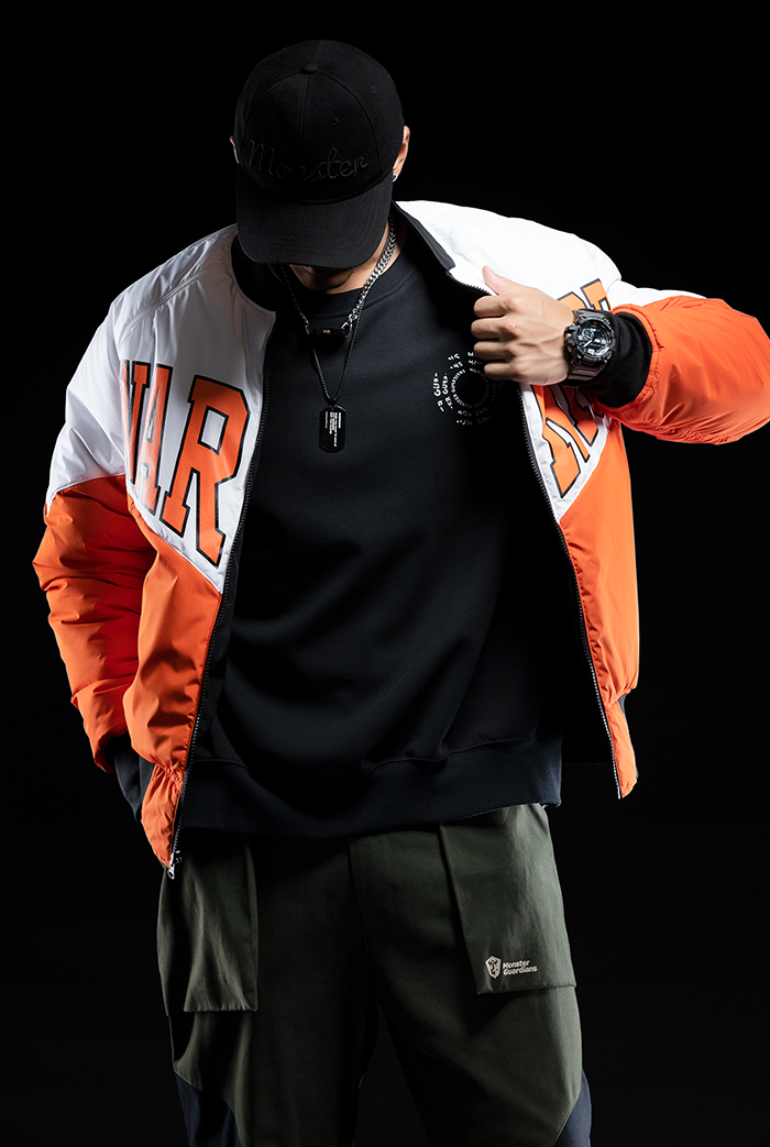 reversible flight jacket