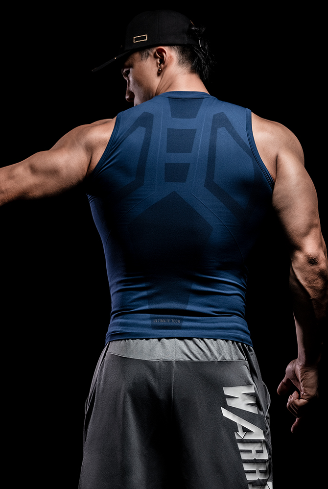 high stretch fitness sleeveless