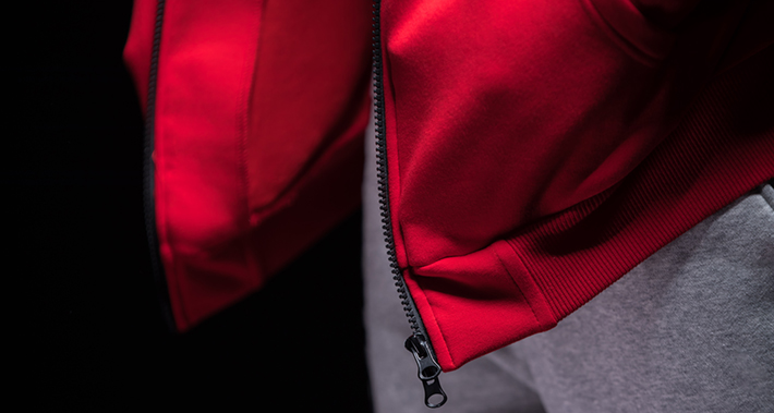 2way zip up hoodie