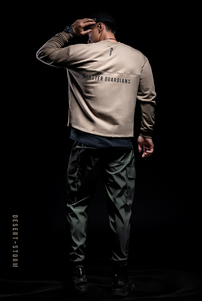 round neck sports sweater