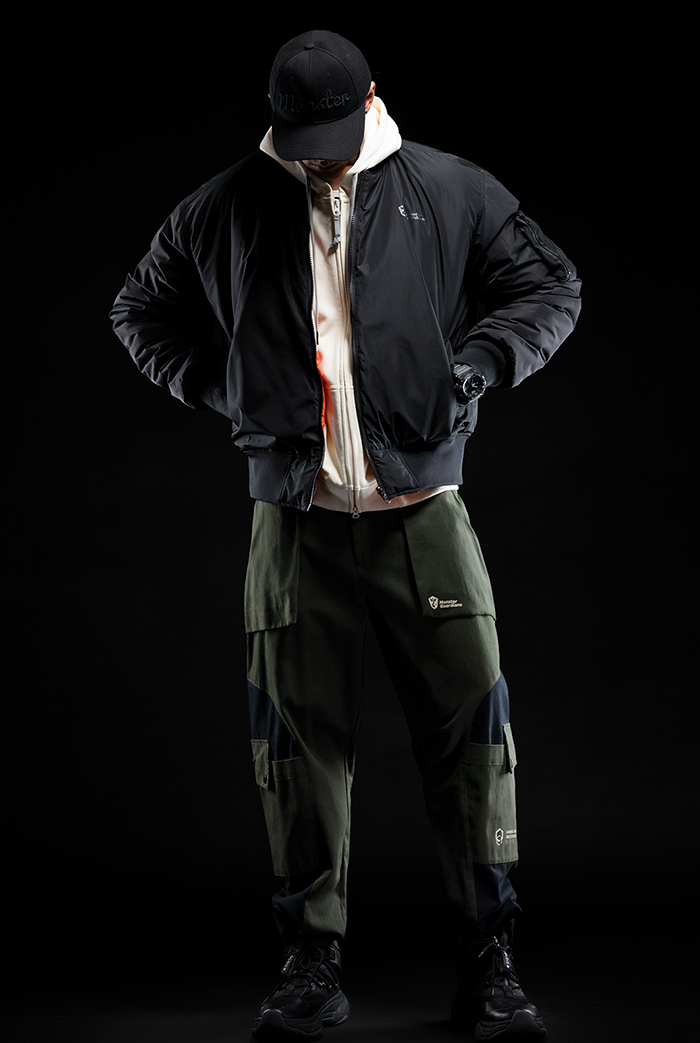 reversible flight jacket