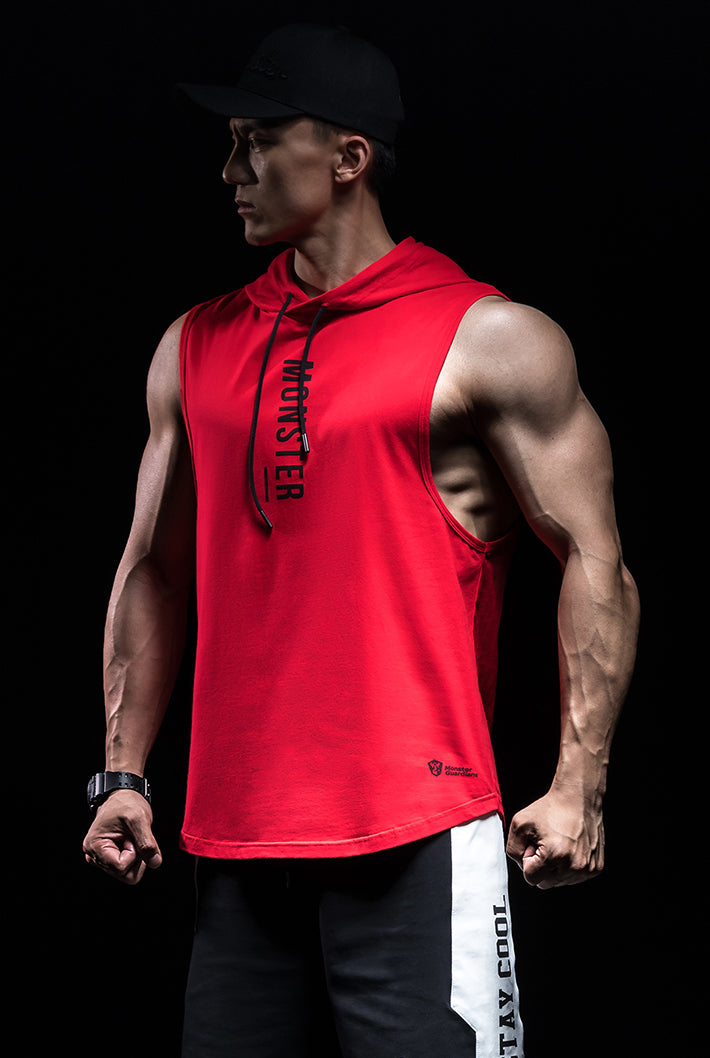 loose hood tank top