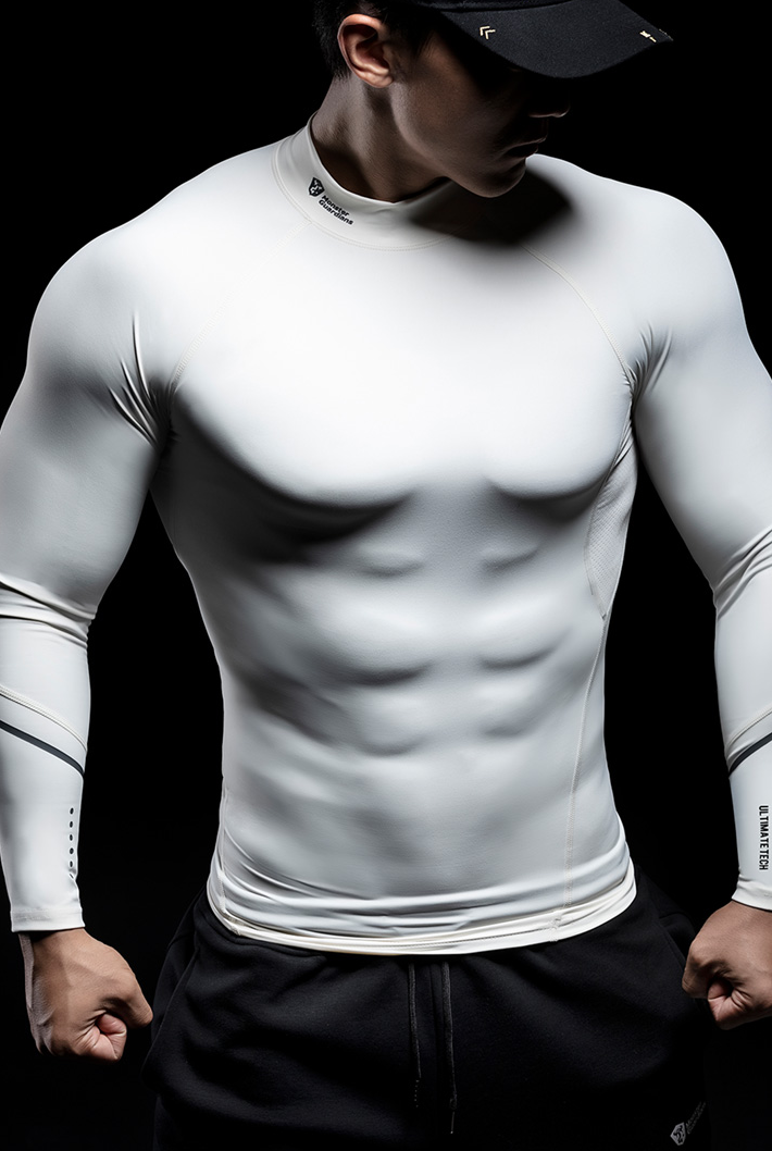 high neck tight sportswear