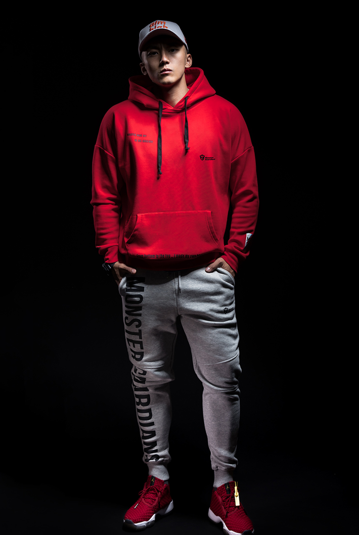 2way zip up hoodie