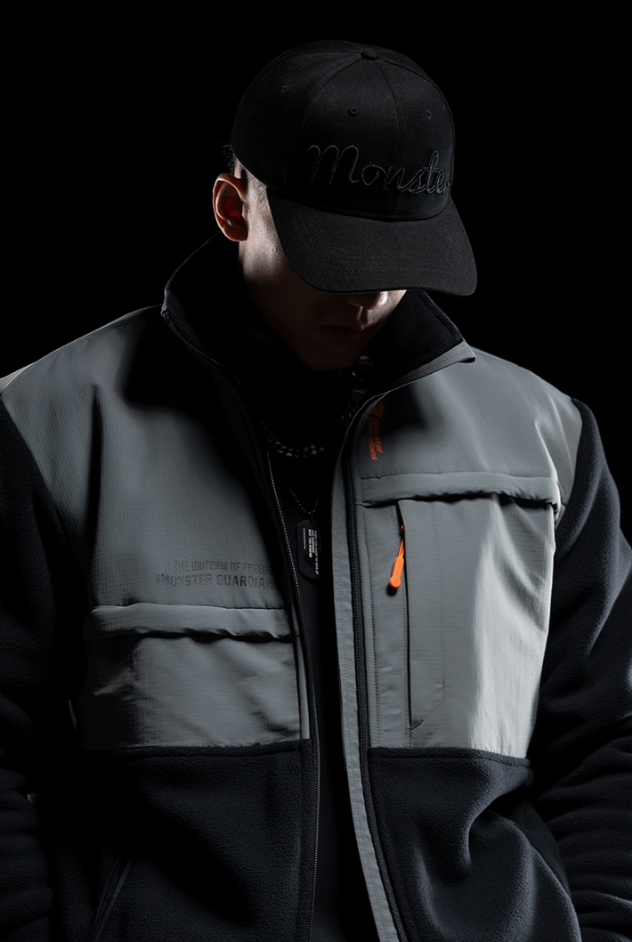 stand collar warm jacket