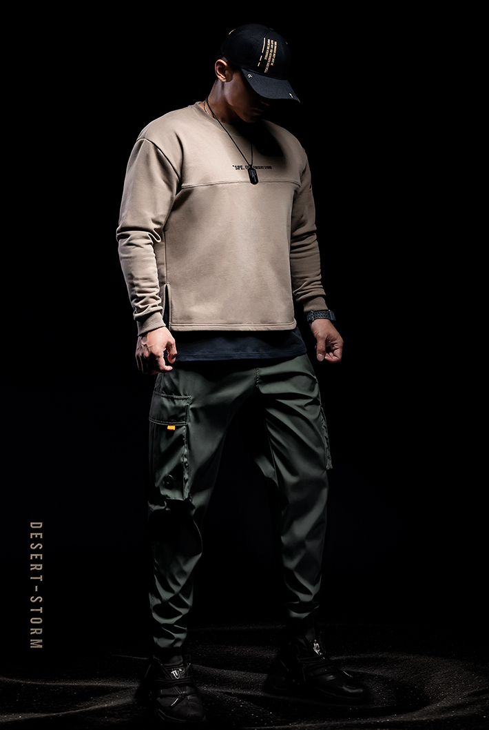 round neck sports sweater