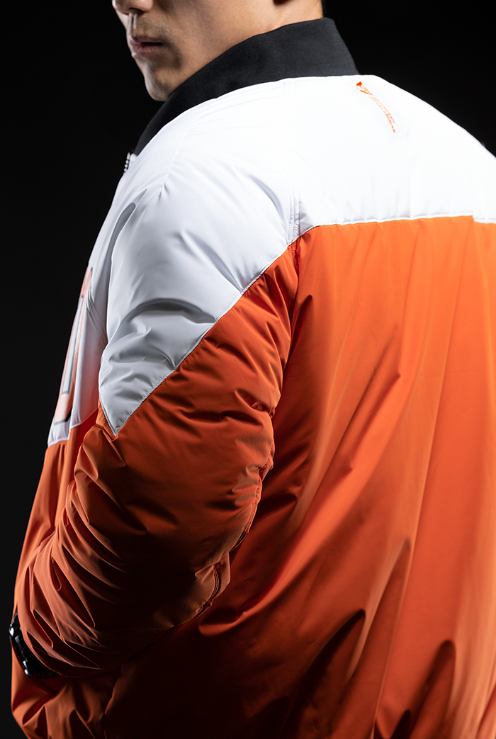 reversible flight jacket