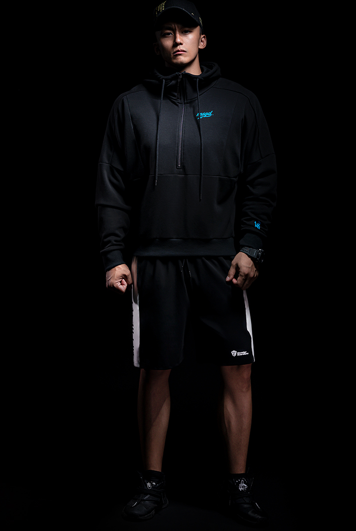 Back logo hoodie, WARRIOR