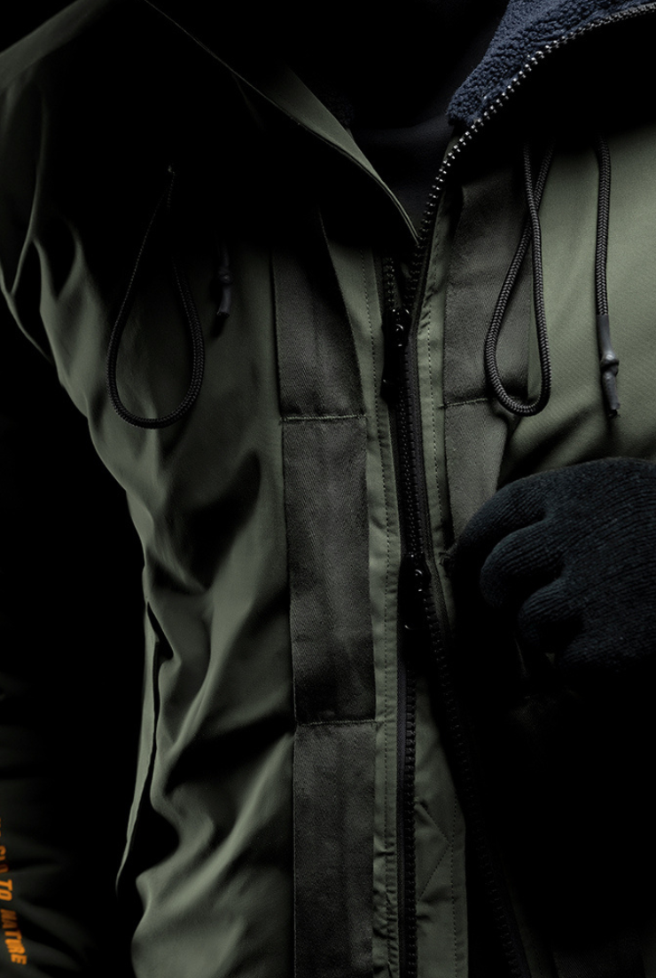 long army cotton coat