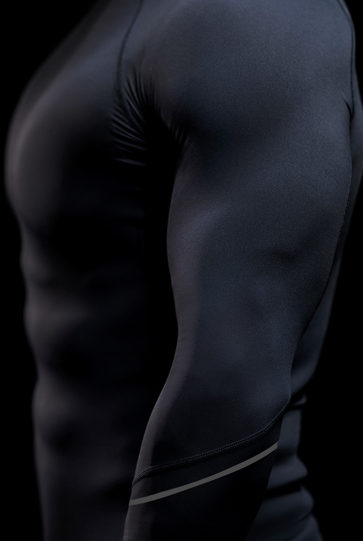 high neck tight sportswear