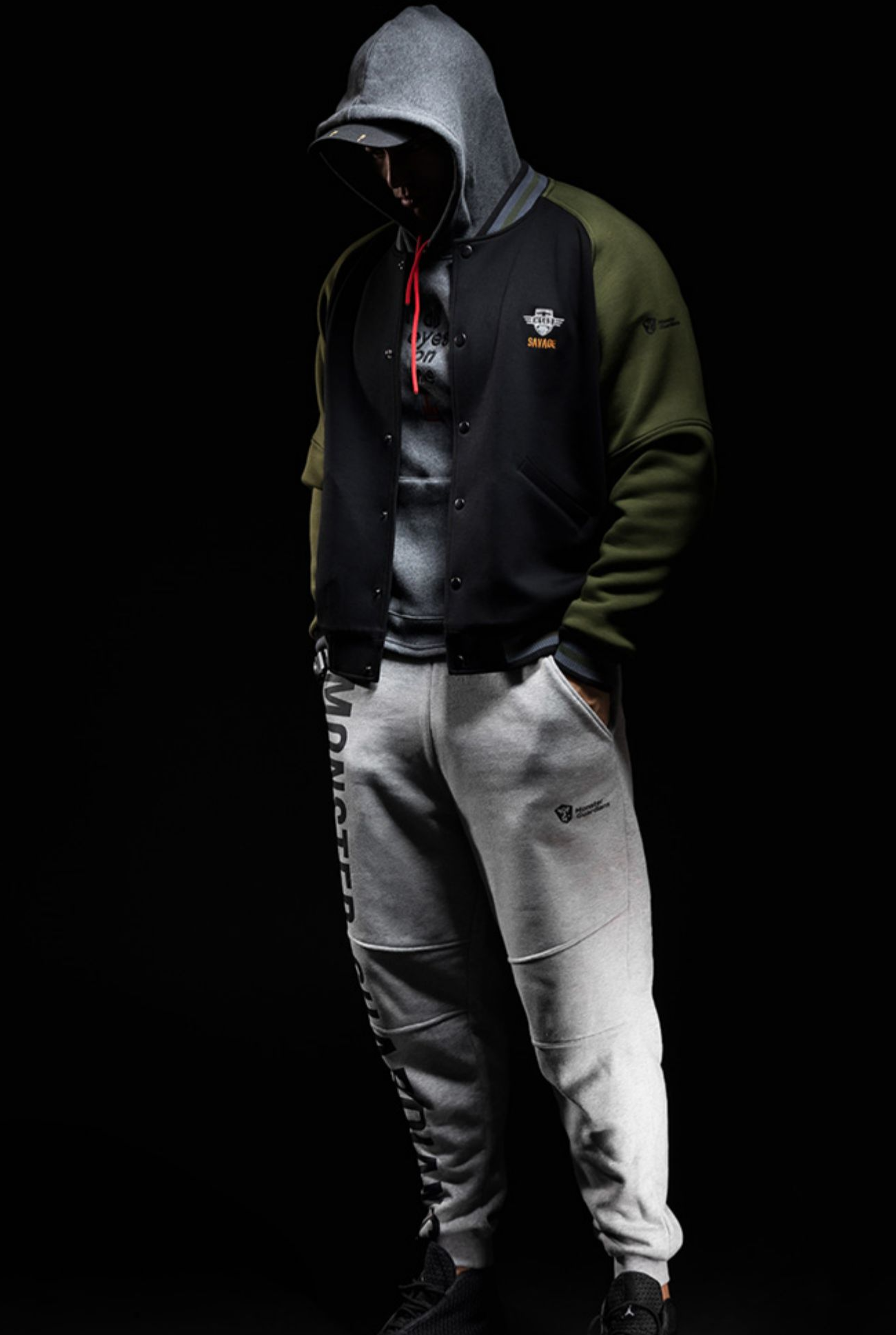 sporty bicolor jacket