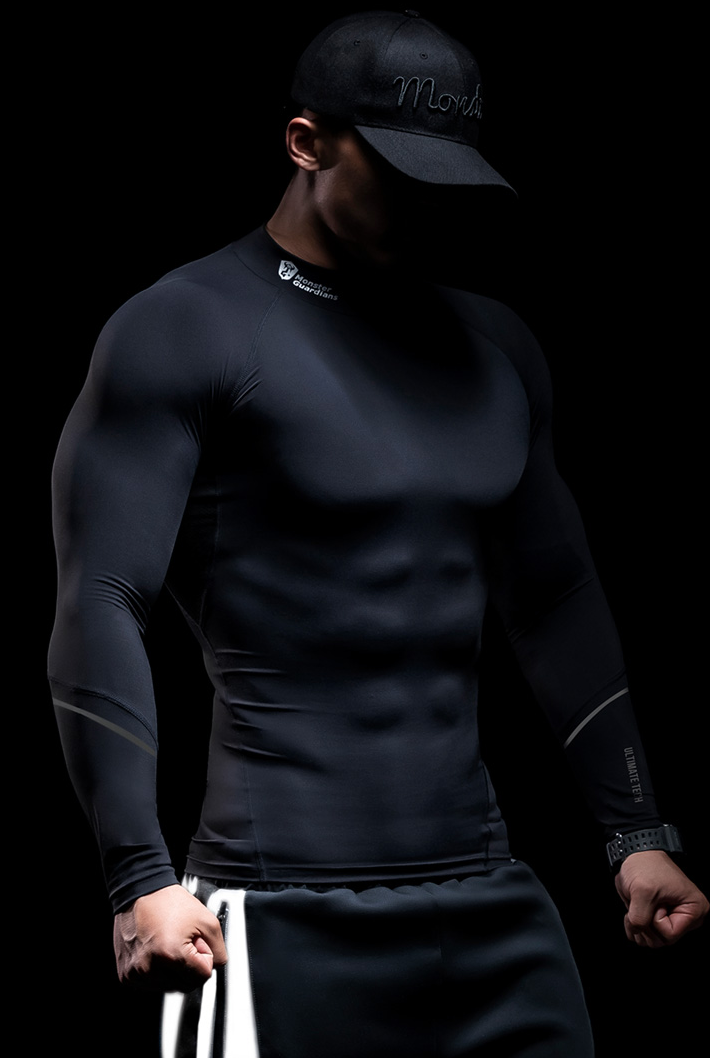 high neck tight sportswear