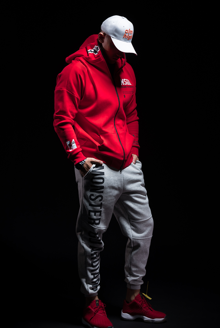2way zip up hoodie
