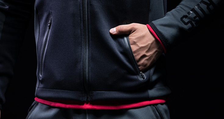 panel fitness jacket