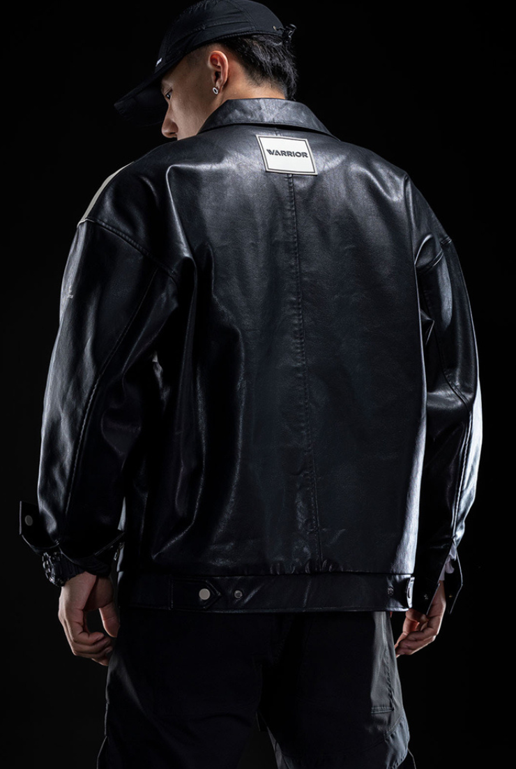 vintage leather jacket
