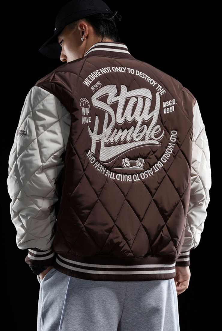quilted baseball jacket