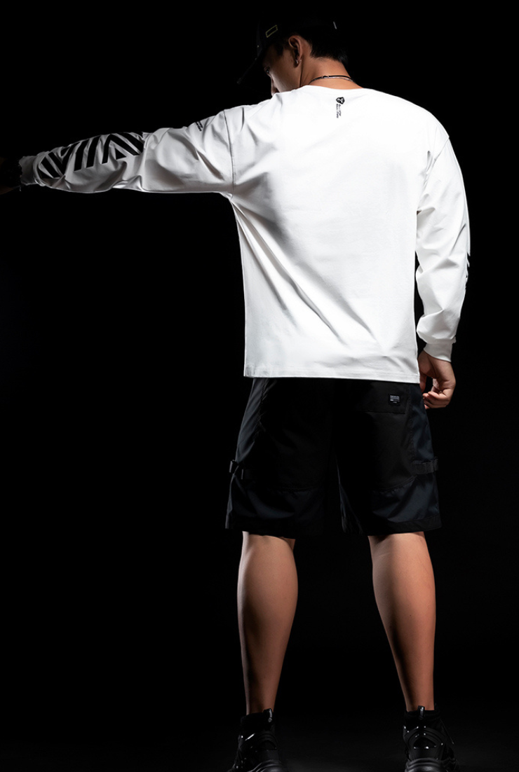 Side logo long sleeve T-shirt