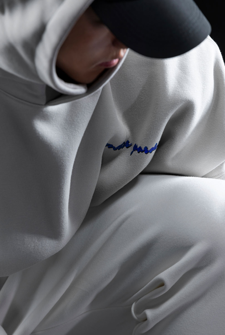 loose fleece hooded sweater