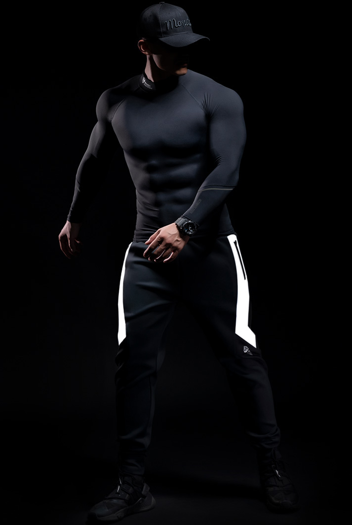 high neck tight sportswear