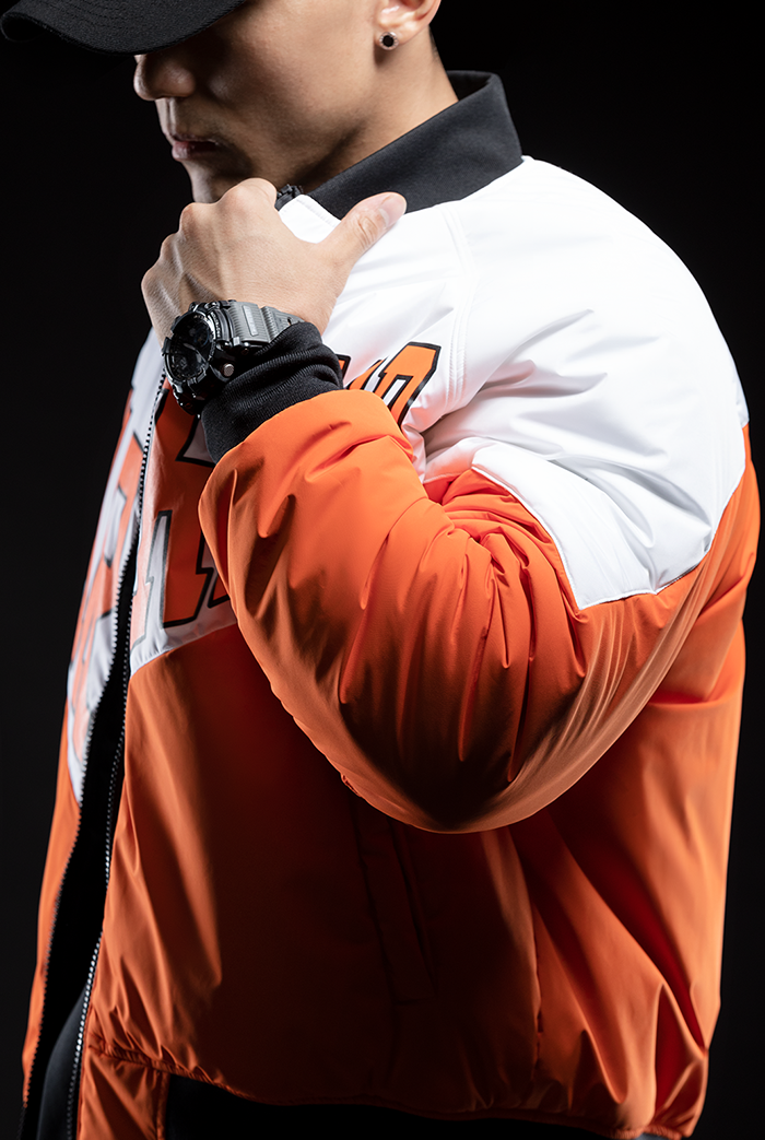 reversible flight jacket
