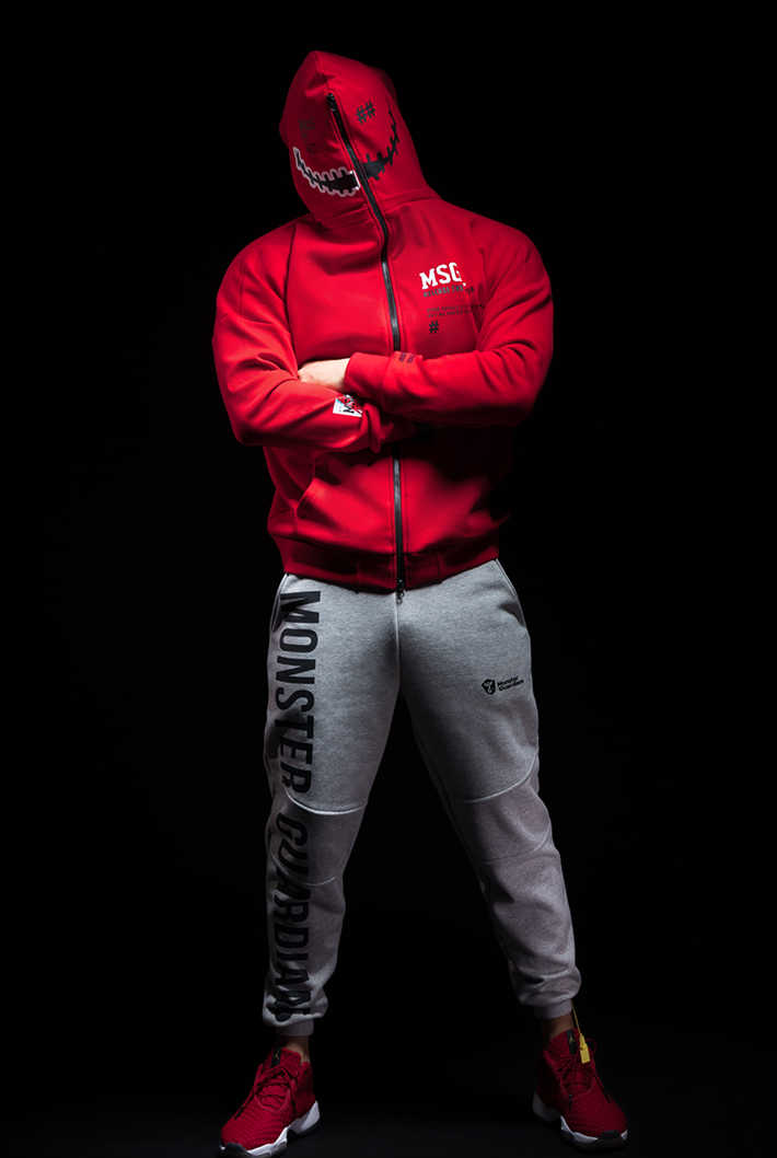 2way zip up hoodie
