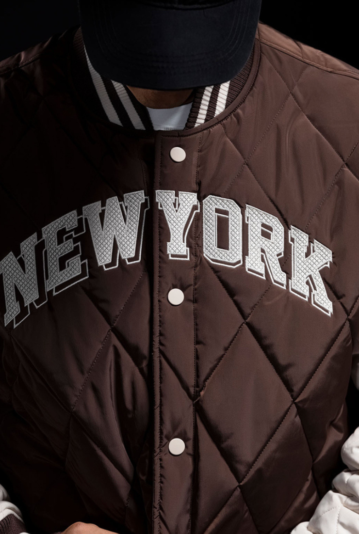 quilted baseball jacket