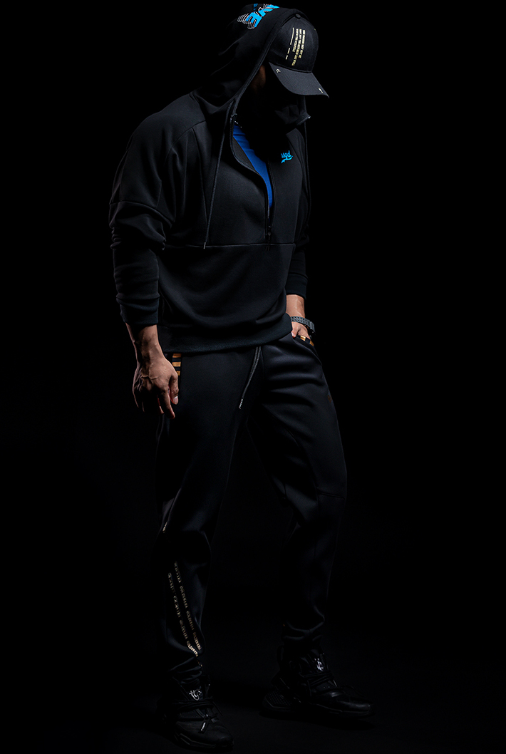 Back logo hoodie, WARRIOR