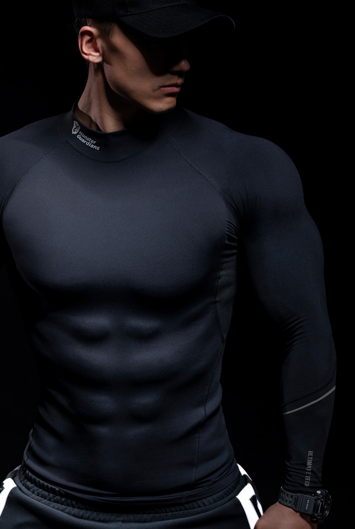 high neck tight sportswear